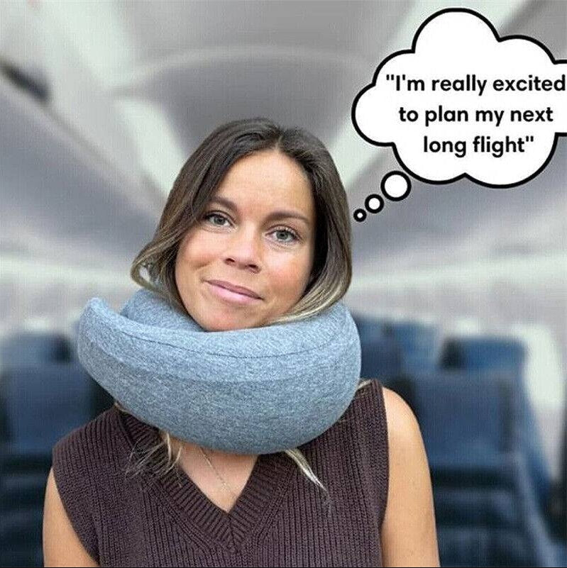 U Shaped Pillow Travel Neck Pillow Memory Foam Portable Soft Neck Head Support