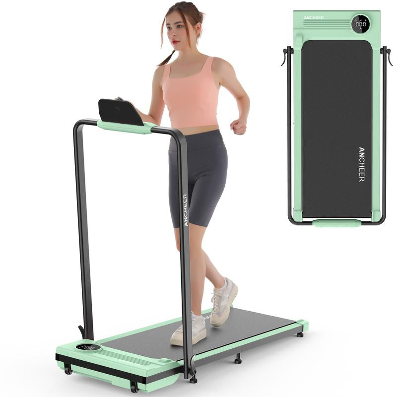 【Halloween Sale】 Ancheer-2024 Armrest 2-In-1 Treadmill, with LED Display and Remote Control