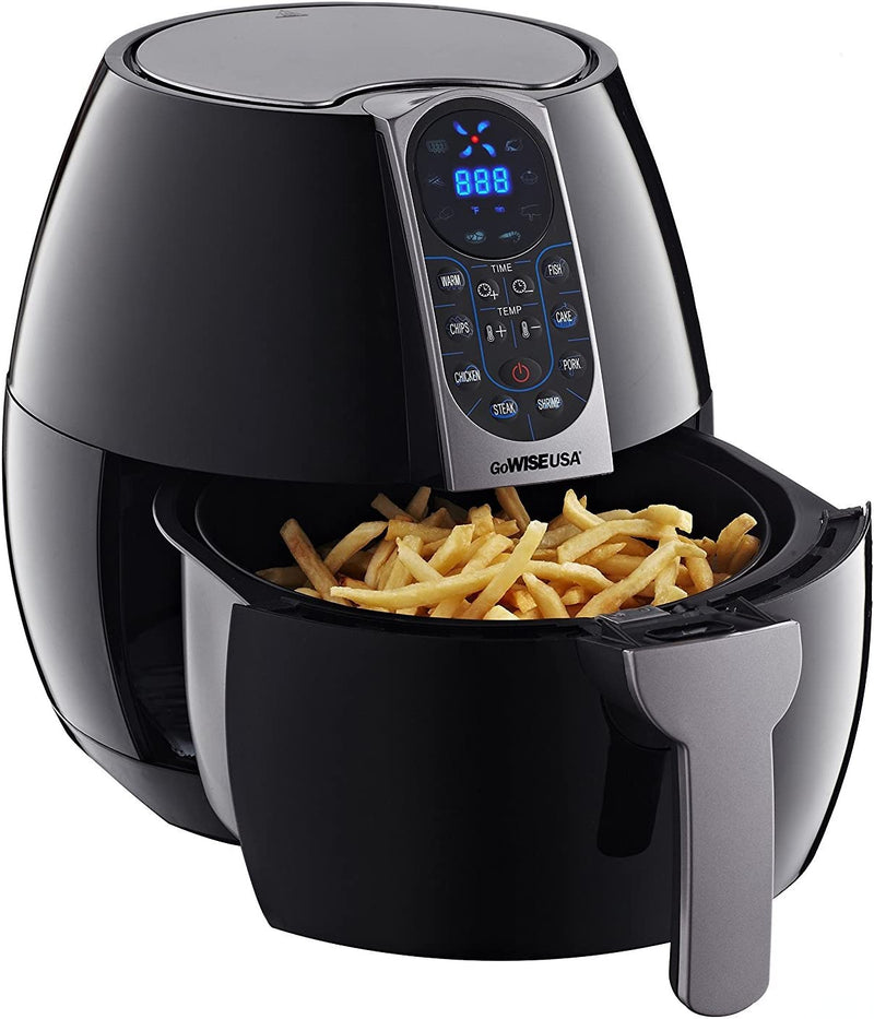 3.7-Quart Programmable Air Fryer with 8 Cook Presets,