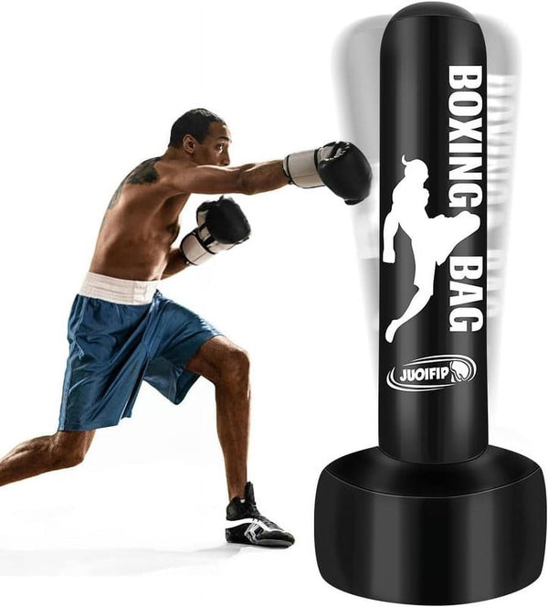 Standing Punching Bag for Adults 69'' Heavy Bag with Stand