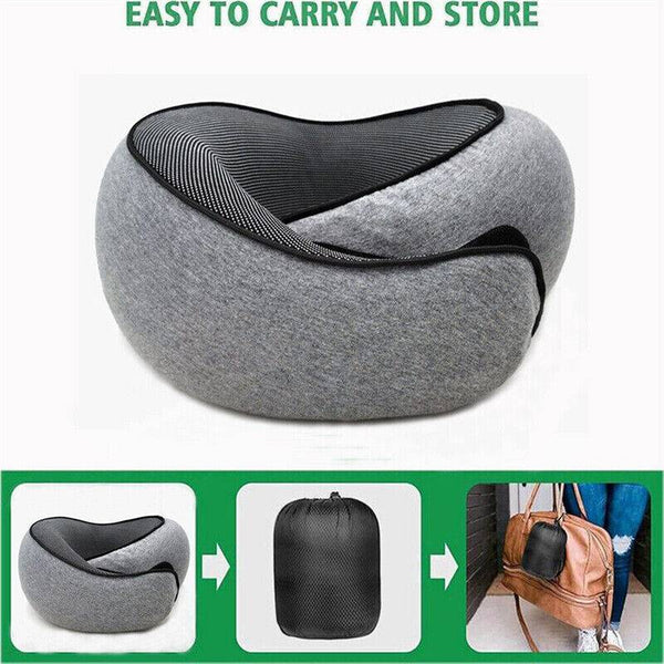 U Shaped Pillow Travel Neck Pillow Memory Foam Portable Soft Neck Head Support