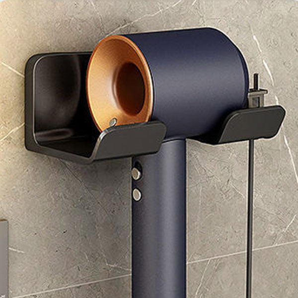 Wall-mounted Hair Dryer Bracket Storage Rack