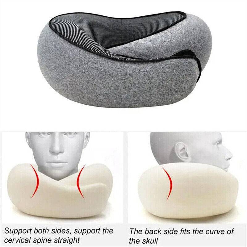 U Shaped Pillow Travel Neck Pillow Memory Foam Portable Soft Neck Head Support