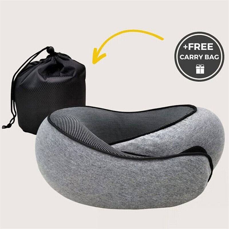 U Shaped Pillow Travel Neck Pillow Memory Foam Portable Soft Neck Head Support