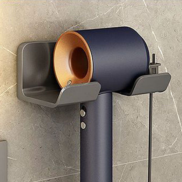 Wall-mounted Hair Dryer Bracket Storage Rack